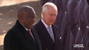 Londra, Re Carlo riceve il presidente sudafricano Ramaphosa