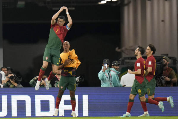 Portogallo-Ghana 3-2, quinto Mondiale in gol per CR7