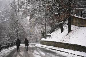 Neve a Torino, le immagini della città imbiancata