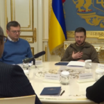 Ucraina, Zelensky vede ministro esteri britannico