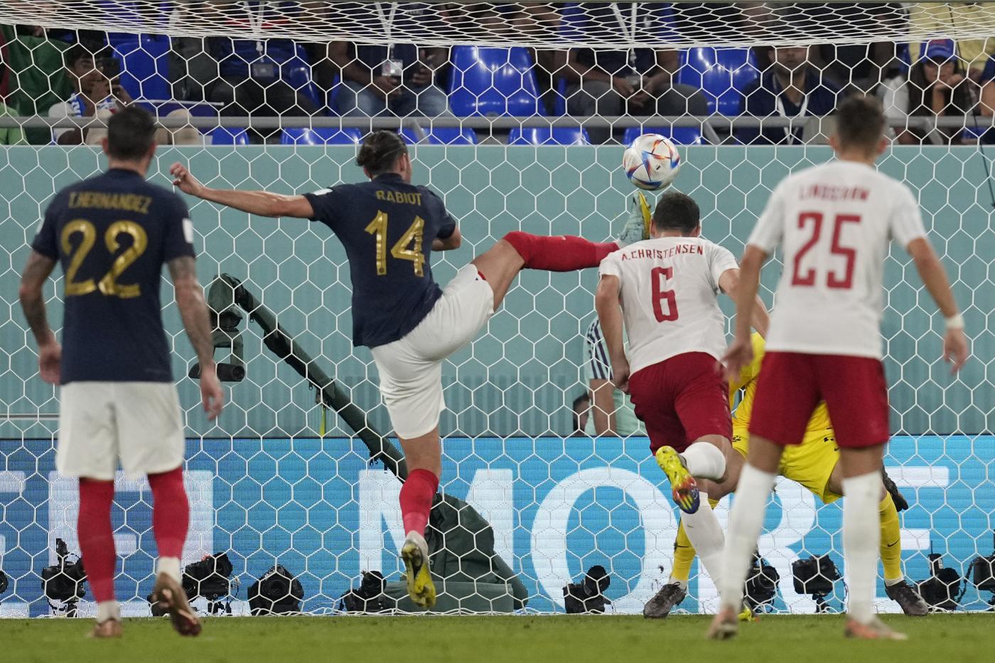 Qatar 2022, Francia batte la Danimarca