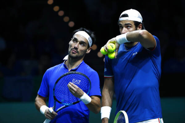 Coppa Davis, Berrettini-Fognini ko in doppio