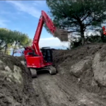 Ischia, mezzi in azione per ripristino viabilità