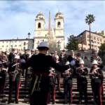 HMS Albion, le note della Royal Navy a Trinità dei Monti