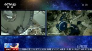 Spazio, 3 astronauti al lavoro alla Stazione cinese Tiangong