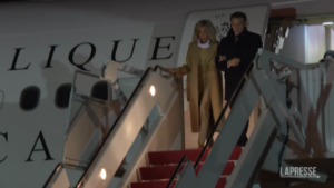 Usa, il presidente francese Macron a Washington