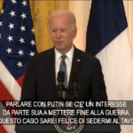 Ucraina, Biden: “Pronto a parlare con Putin”