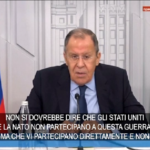 Ucraina, Lavrov: “Nato e Usa stanno partecipando attivamente a guerra”