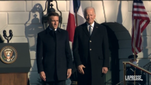 Usa-Francia, Biden riceve Macron alla Casa Bianca