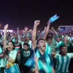 Qatar 2022, tifosi argentini festeggiano gli ottavi
