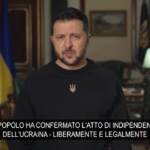 Ucraina, Zelensky celebra il 31° anniversario dell’unificazione