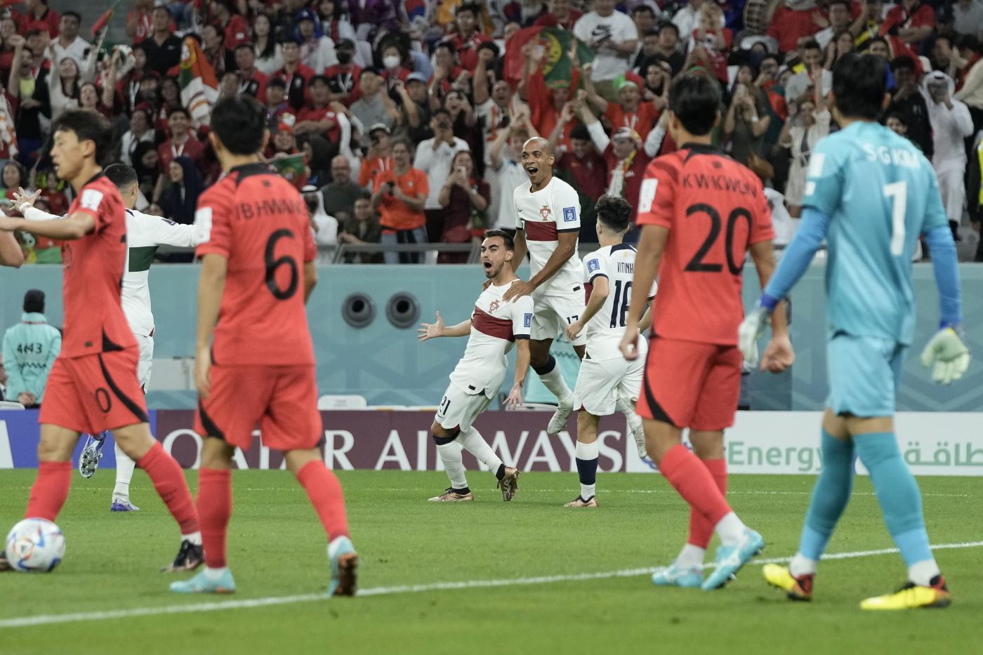 Qatar 2022, Portogallo e Corea del Sud agli ottavi