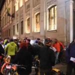Milano, flash mob al Corriere della Sera sulla sicurezza stradale