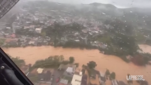 Brasile, inondazioni nello stato di Santa Catarina