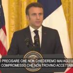 Ucraina, Macron: “Noa compromesso inaccettabile per Kiev”