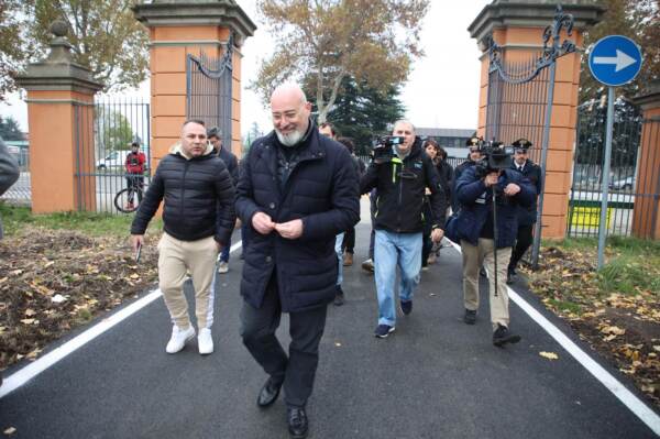 Bologna, inaugurazione viale alberato che collega Villa Pallavicini a via Marco Emilio Lepido