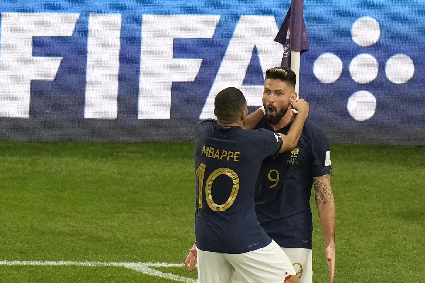 Francia-Polonia 3-1, transalpini ai quarti di Qatar 2022
