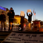 Washington, protesta contro lockdown in Cina