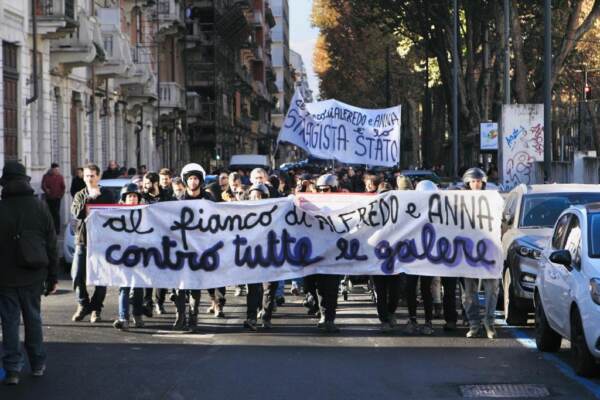 Cospito, chiesto l’ergastolo a Torino