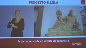 Napoli, Museo Capodimonte parla la lingua dei segni