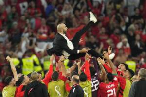 Mondial-2022: qualification historique du Maroc aux quarts de finale