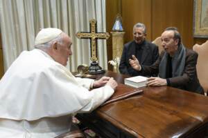 Papa Francesco riceve Roberto Benigni