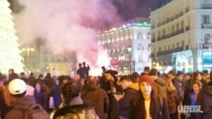 Qatar 2022, Marocco in festa a Madrid