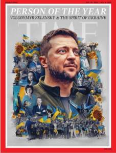 Ucraina, per il Time Zelensky è persona dell’anno del 2022