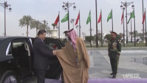 Arabia Saudita, principe ereditario accoglie presidente cinese