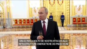 Ucraina, Putin: “Continuiamo ad attaccare ma ha iniziato Kiev”