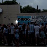 Argentina-Olanda, festa nell’ex villa di Maradona