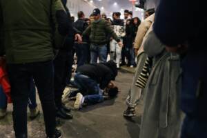 Accoltellamento durante i festeggiamento dei tifosi del Marocco in Corso Buenos Aires