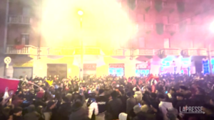 Qatar 2022, festa a Torino dopo la vittoria del Marocco