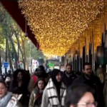 Parigi, si accendono le luci delle vetrine natalizie
