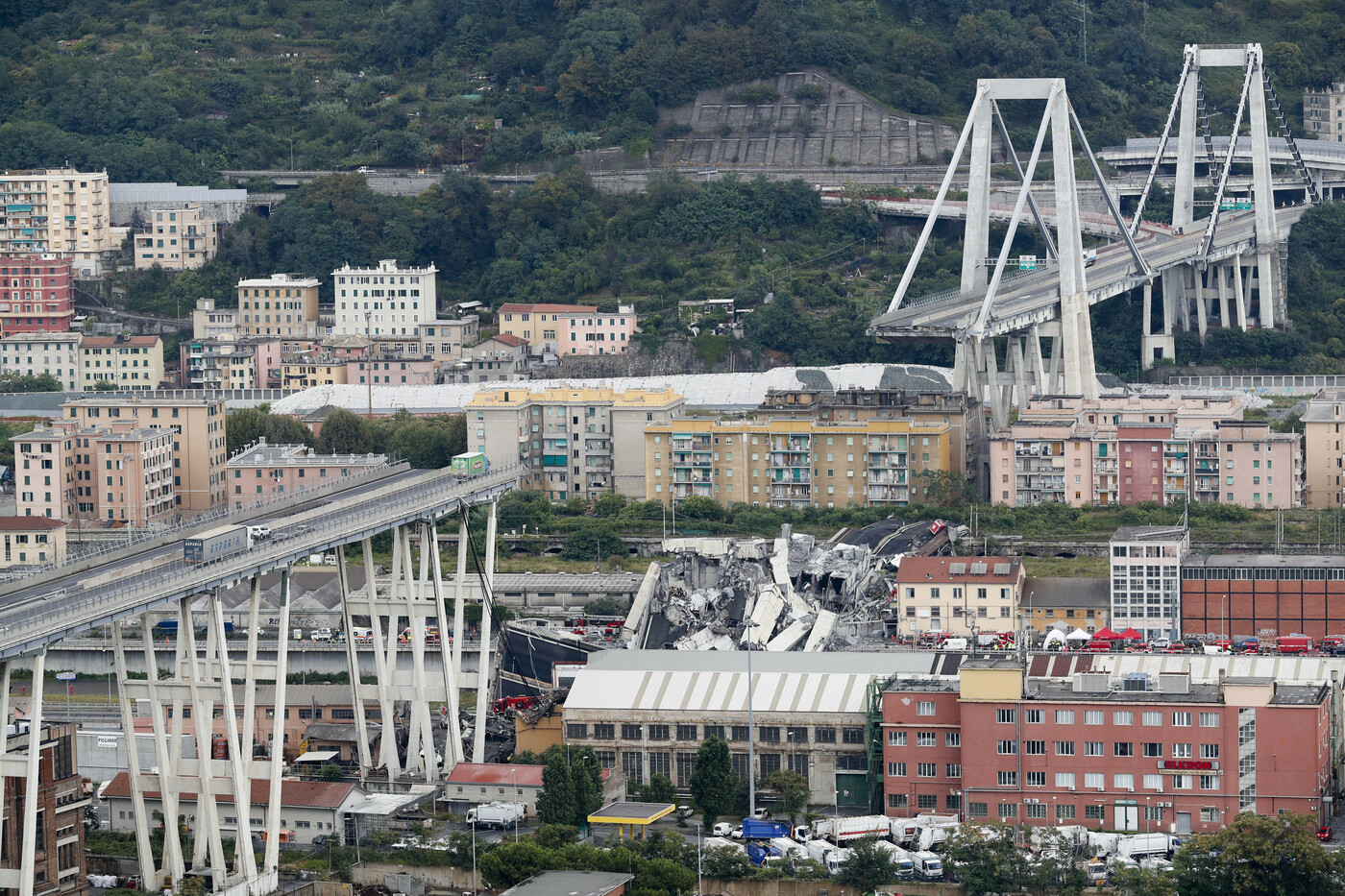 Ponte Morandi, sopravvissuti in aula Ponte Morandi, sopravvissuti in aula