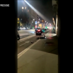 Milano, investe rider con minicar e fugge: il video esclusivo