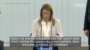 Scandalo Ue, Metsola: “Democrazia europea sotto attacco”