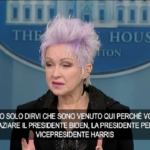 Usa, legge nozze gay: Cindy Lauper alla Casa Bianca
