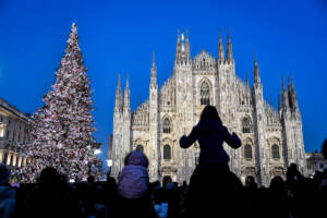 Alberi di Natale in centro a Milano