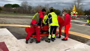 Roma, escursionista salvato da vigili fuoco