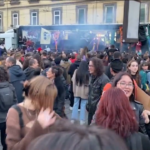 Napoli, street parade contro il decreto anti rave
