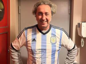 Argentina-Francia, Sorrentino con la maglia dell’Albiceleste