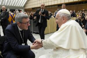 Papa Francesco udienza con la Cgil in Vaticano