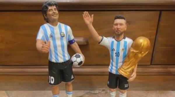 Argentina, Messi nel presepe di San Gregorio Armeno