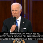 Usa, Biden: “Silenzio su antisemitismo è complicità”