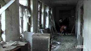 Ucraina, danneggiamenti a Donetsk dopo attacchi di Kiev