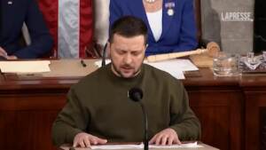 Ucraina, Zelensky a Congresso Usa: “Non ci arrenderemo”