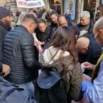 Roma, ambientalisti sotto la sede di FdI: tensione con la polizia