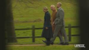 Royal Family, Re Carlo alla Messa di Natale a Sandrigham