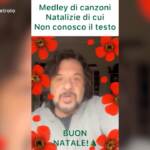 Natale, Lillo canta le canzoni senza conoscere i testi